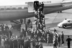 De olympische ploeg vertrekt naar Tokio, 1964